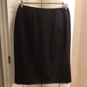 Vintage Black Wool Skirt